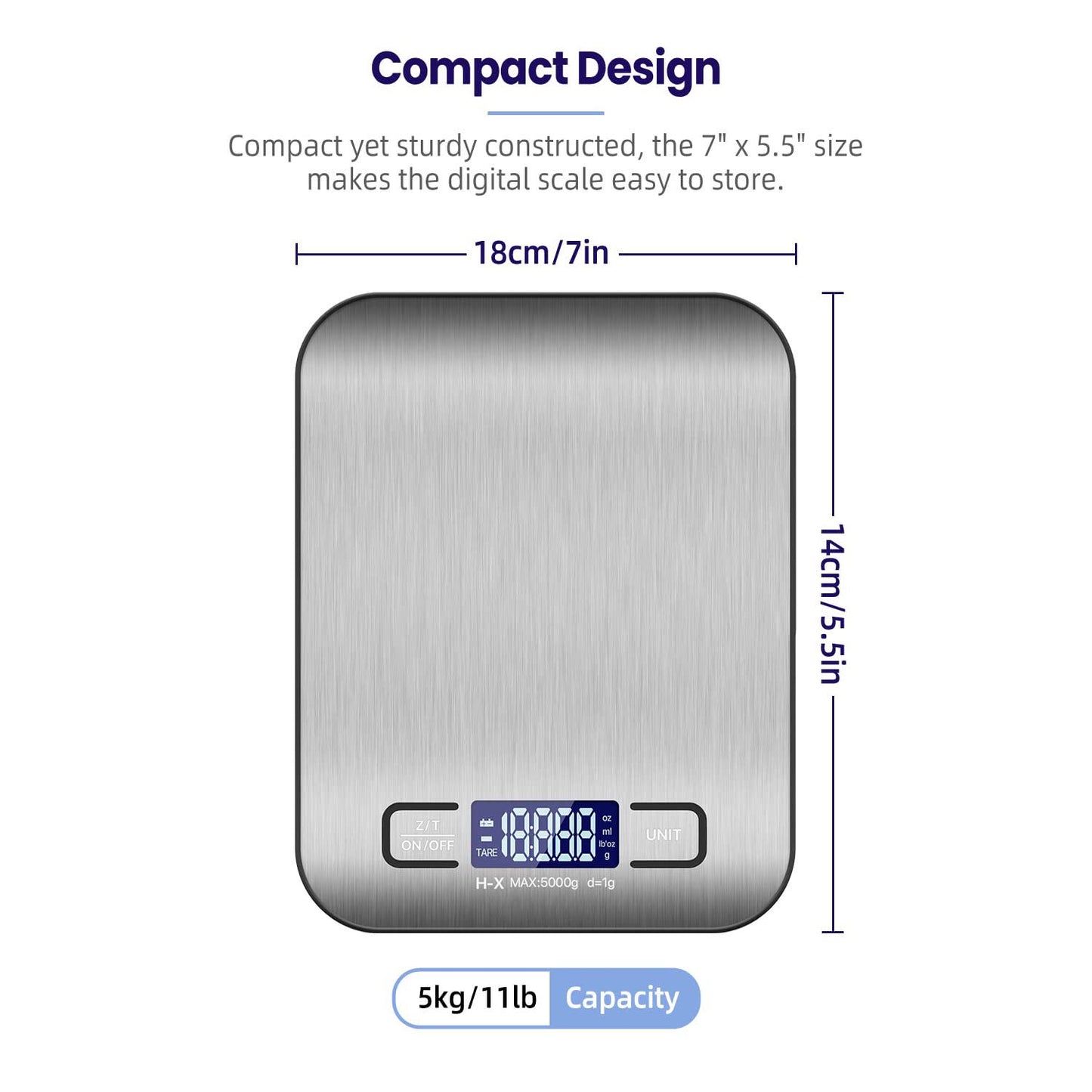 Bagail Basics Digital Kitchen Scale
