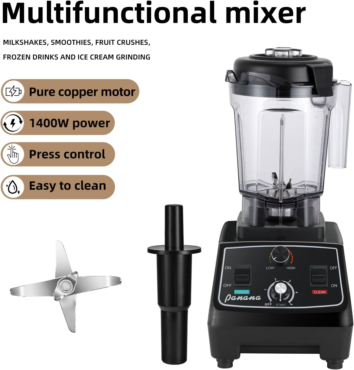 Panana Professional Countertop Blender