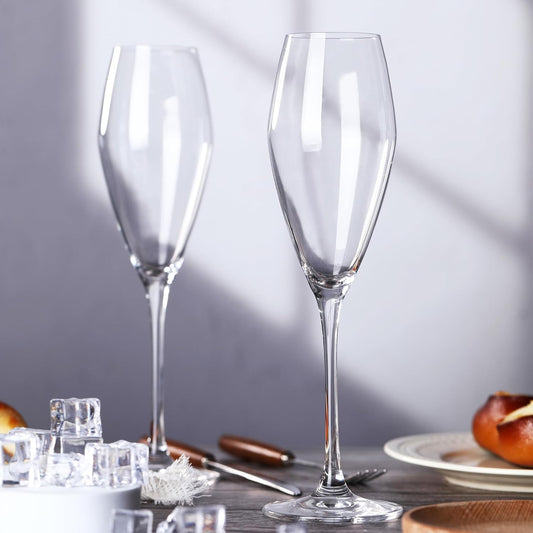 Yibez Crystal Champagne Flutes