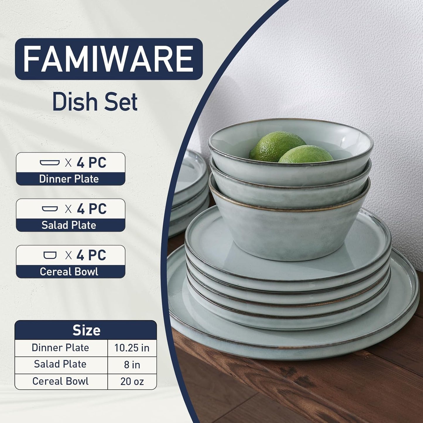 Famiware Annecy Series Dinnerware Set