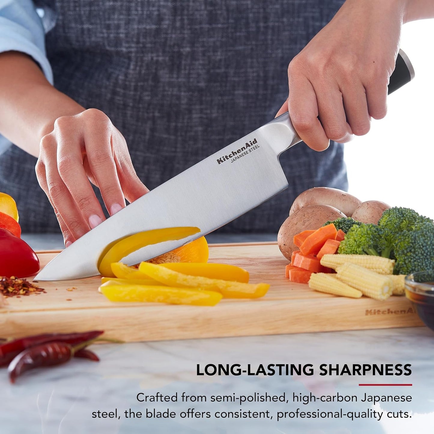 KitchenAid Forged Triple Riveted Knife Set