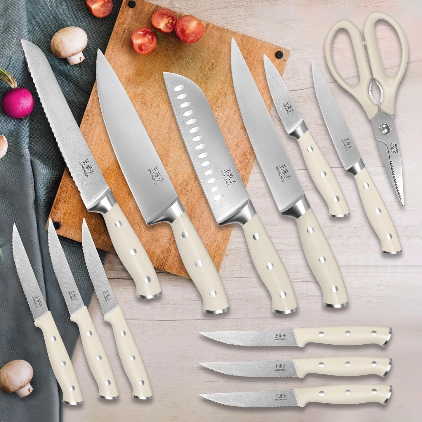 Wangmazi Premium Chef Knife Set