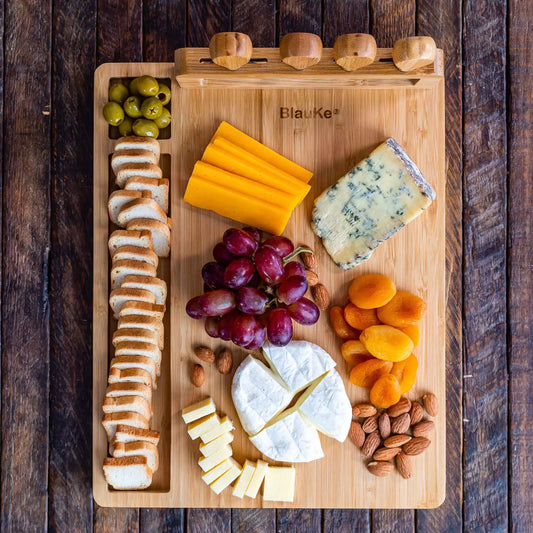 Bamboo Cheese Board and Knife Set