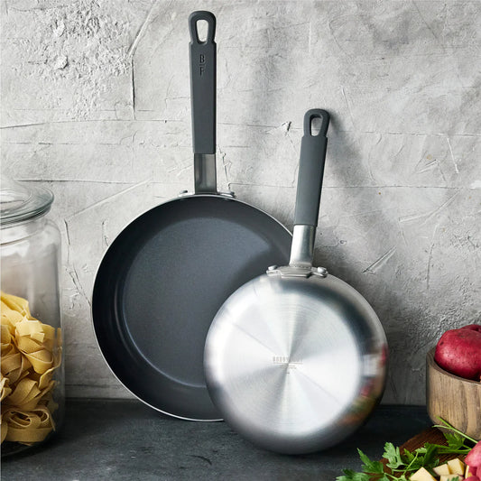 GreenPan x Bobby Flay Stainless Steel Frying Pan Set