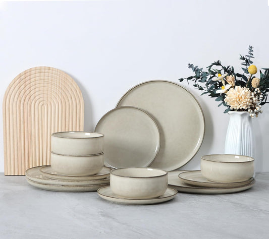 E-far Stoneware Dinnerware Set