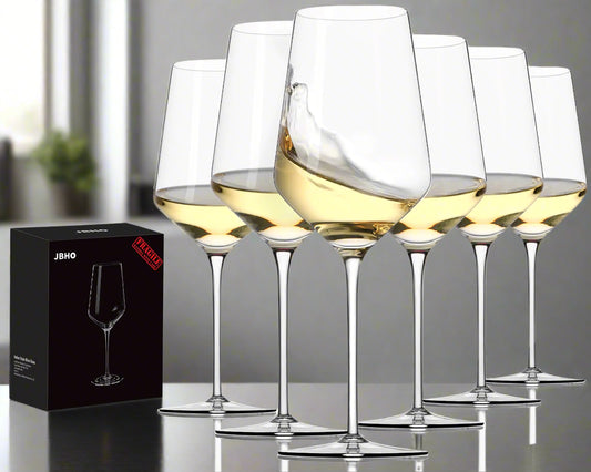 JBHO Crystal Wine Glasses Set