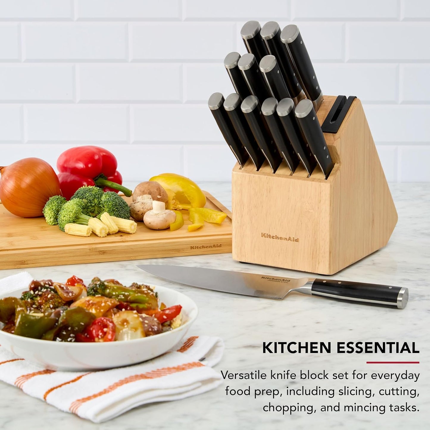 KitchenAid Forged Triple Riveted Knife Set
