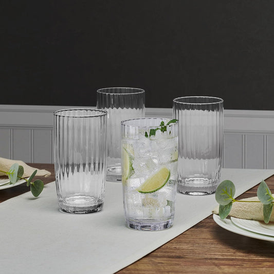 Mikasa Optic Highball Glasses