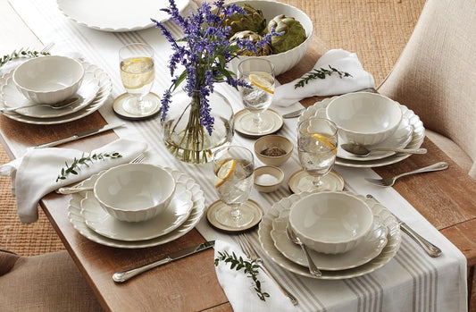 Lenox French Perle Scallop Dinnerware Set