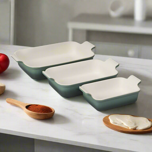 Le Creuset Stoneware Heritage Baking Dish Set