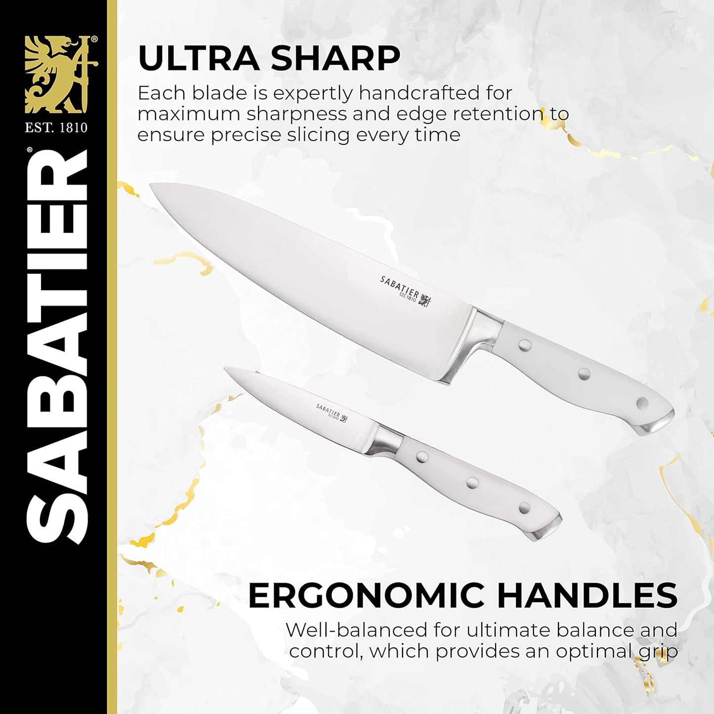 Sabatier Forged Triple Rivet Knife Set