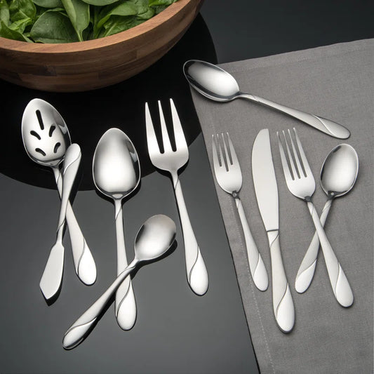 Cambridge Swirl Sand Piece Flatware Set
