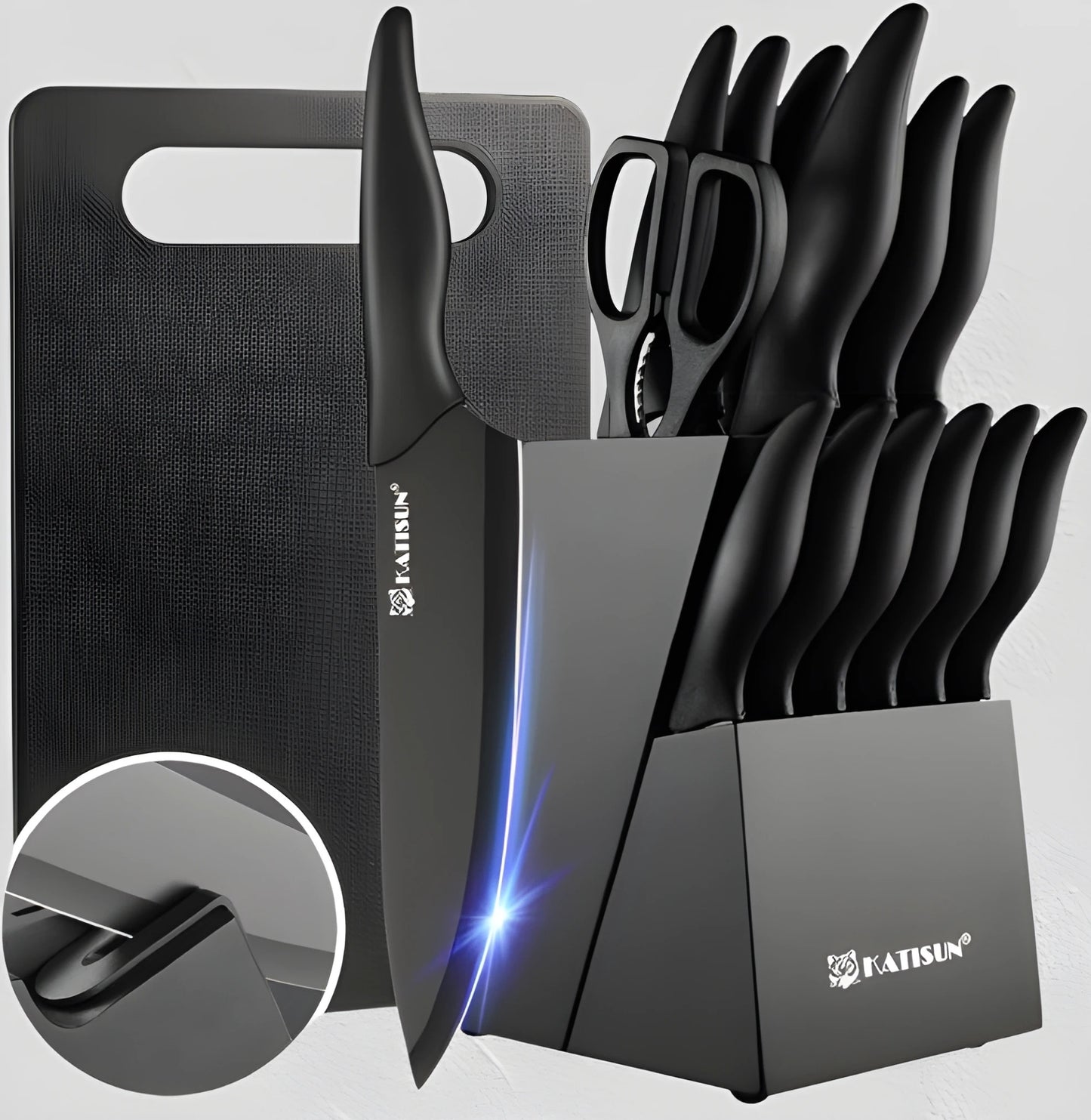 Katisun BlackSteel Knife Set