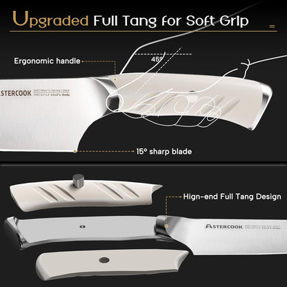 Astercook Premium Knife Block Set