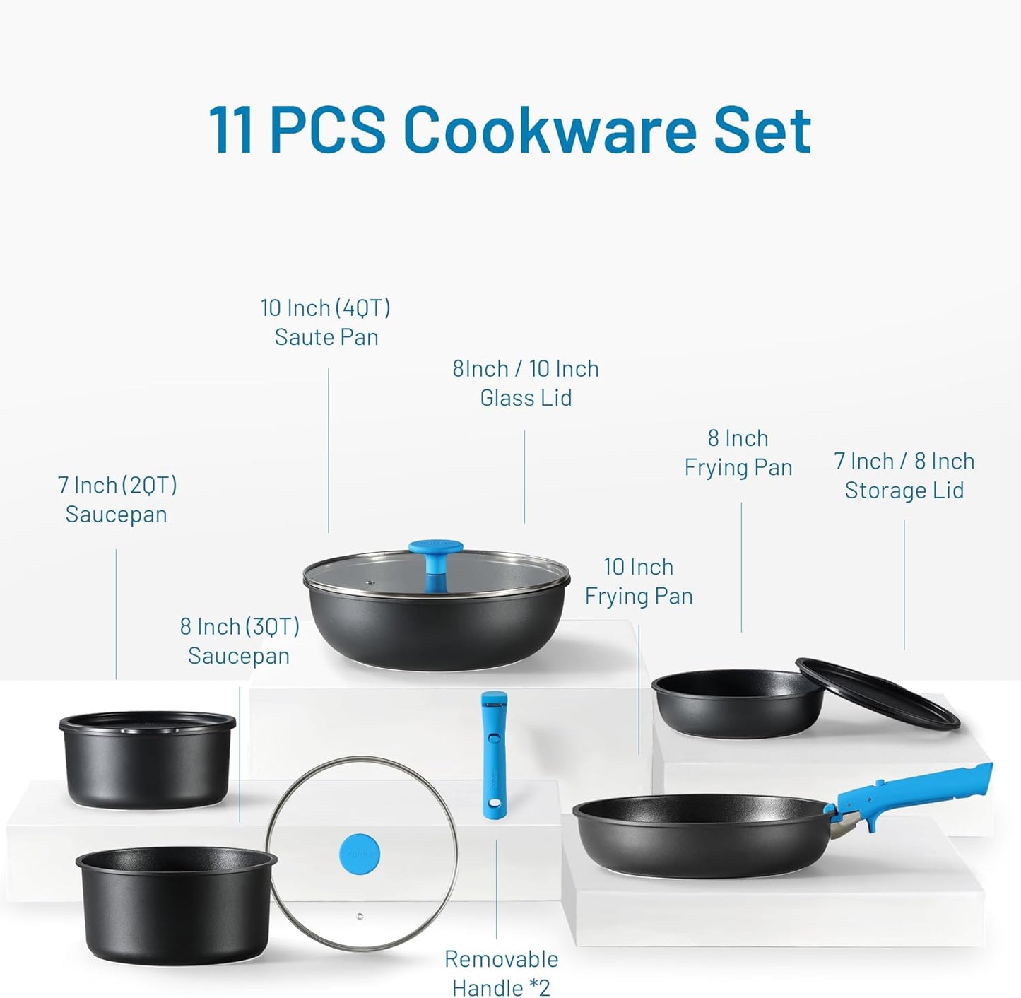 Carote Pots and Pans Cookware Set