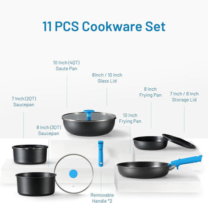 Carote Pots and Pans Cookware Set