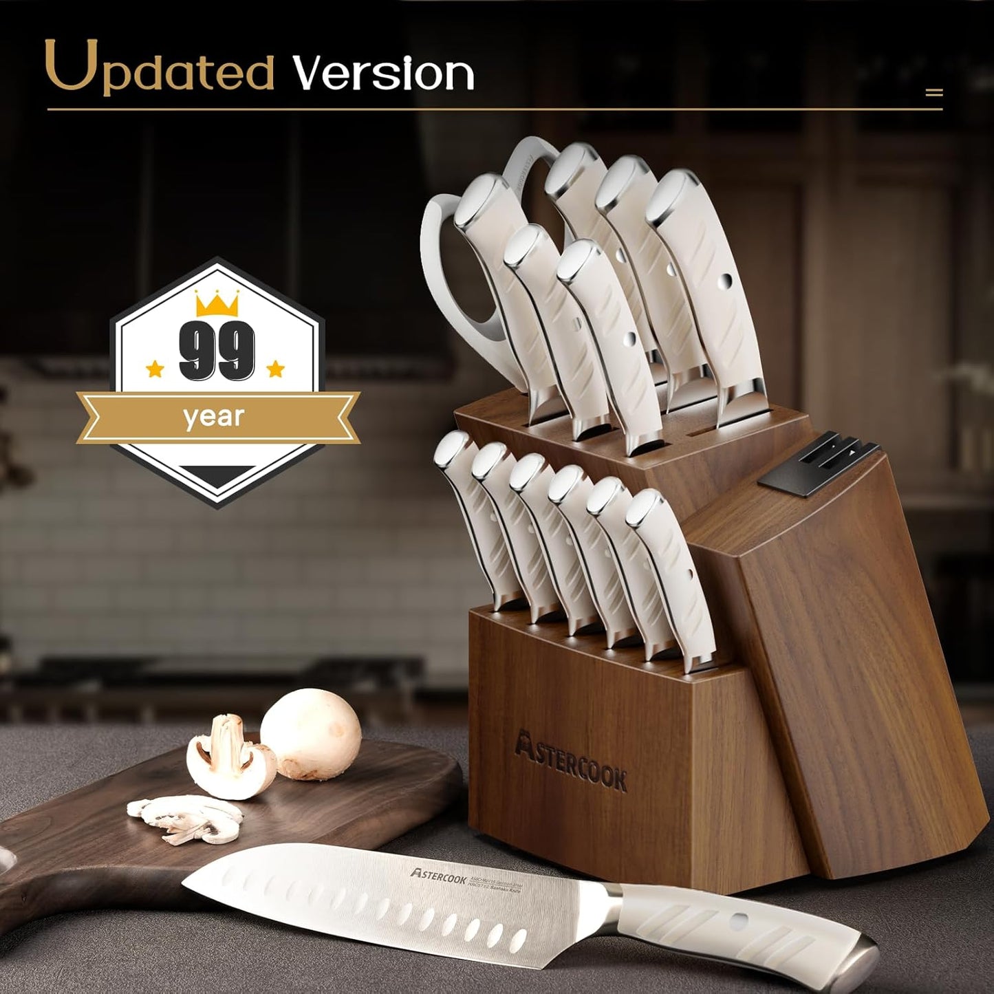 Astercook Premium Knife Block Set