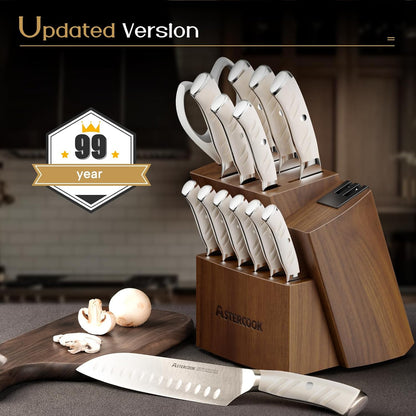 Astercook Premium Knife Block Set