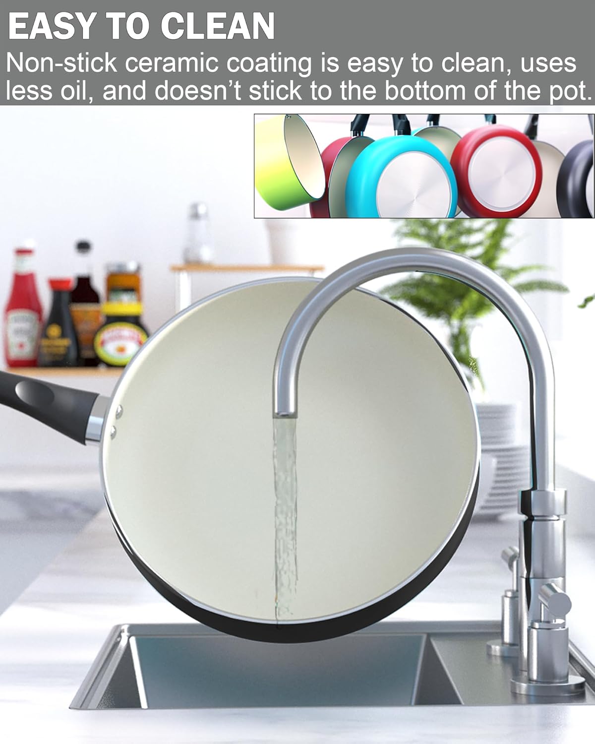 Cook N Home Nonstick Cookware Set