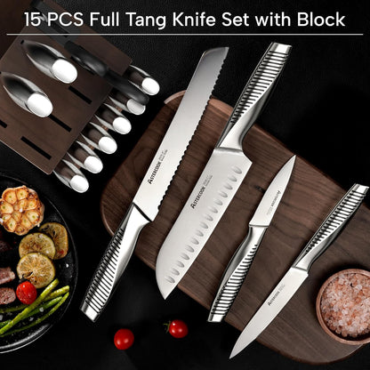 Astercook Full Tang Knife Set