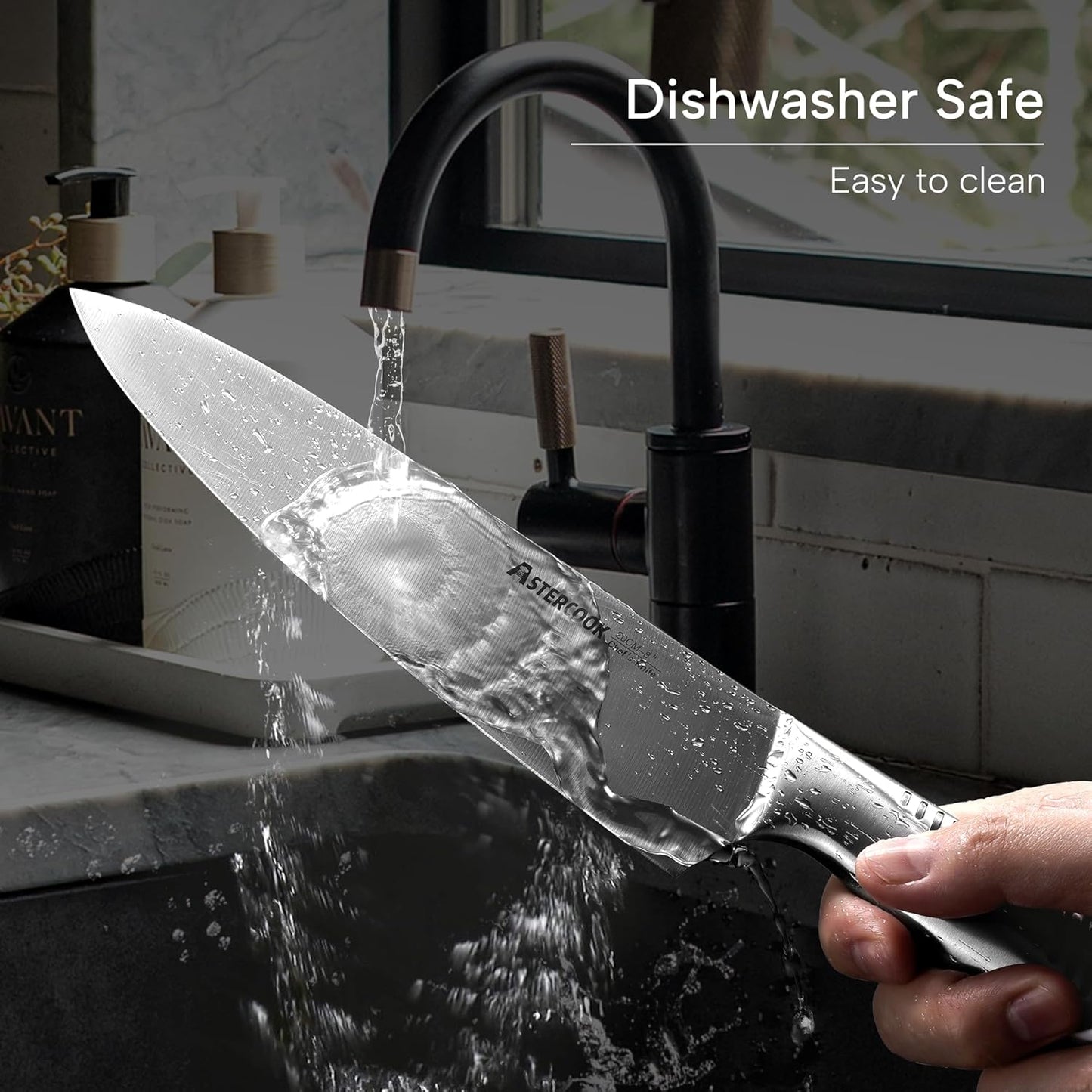 Astercook Full Tang Knife Set