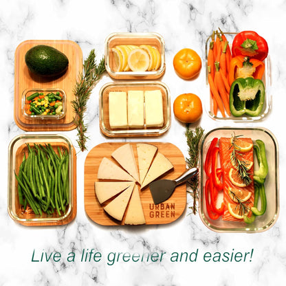 Urban Green Glass Container Set