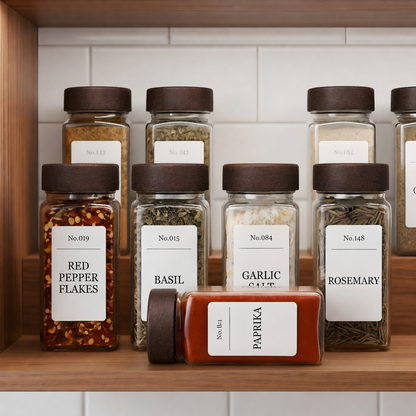 Spice Jar & Label Set