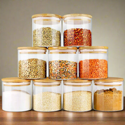 EcoEvo Glass Food Storage Jars