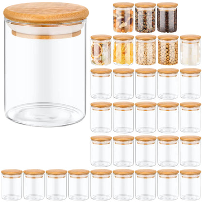 SpiceSavor Glass Jar Set