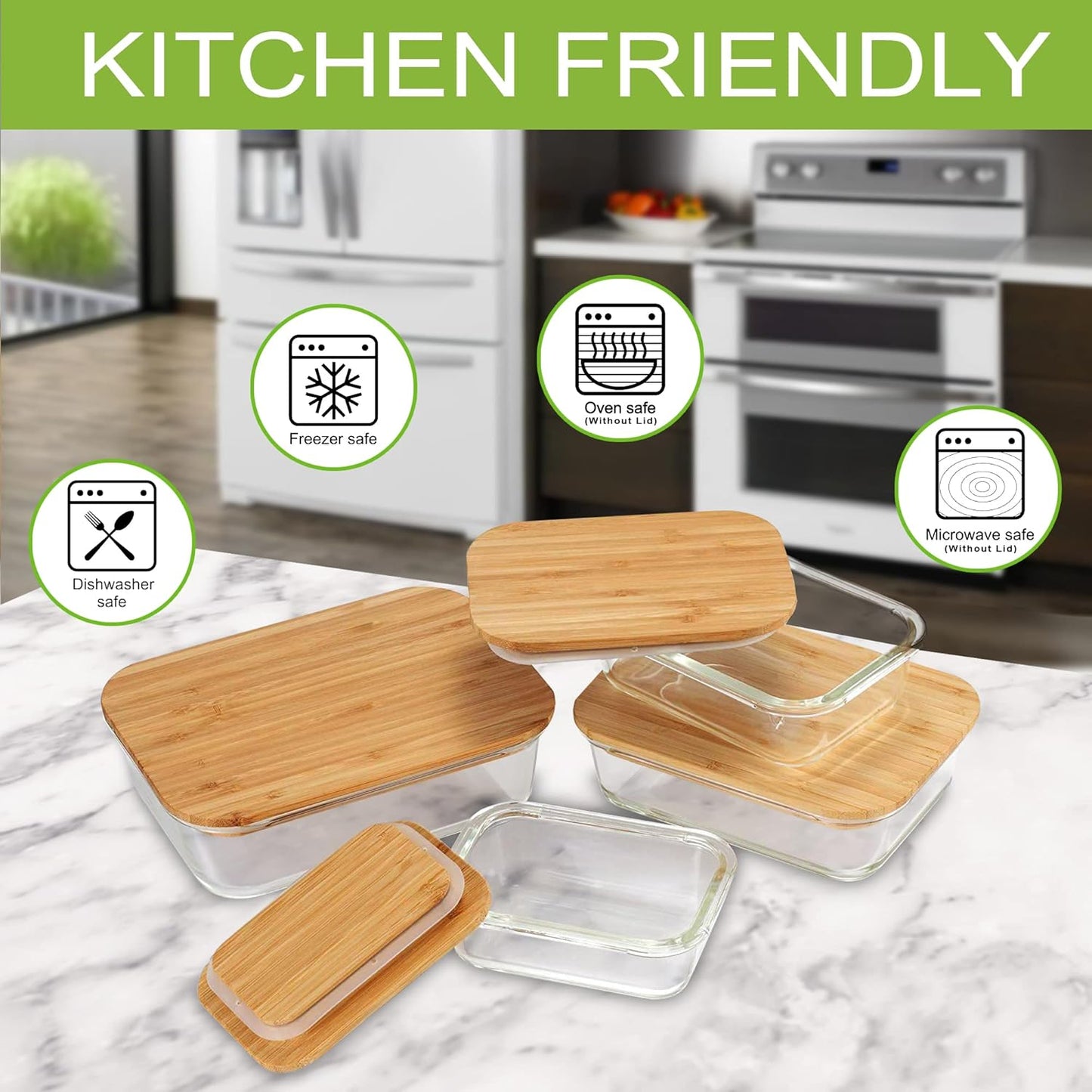 FreshLock Glass Storage Set