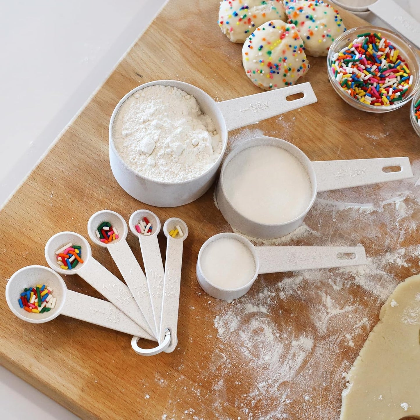 Beille Wheat Straw Measuring Cup Set