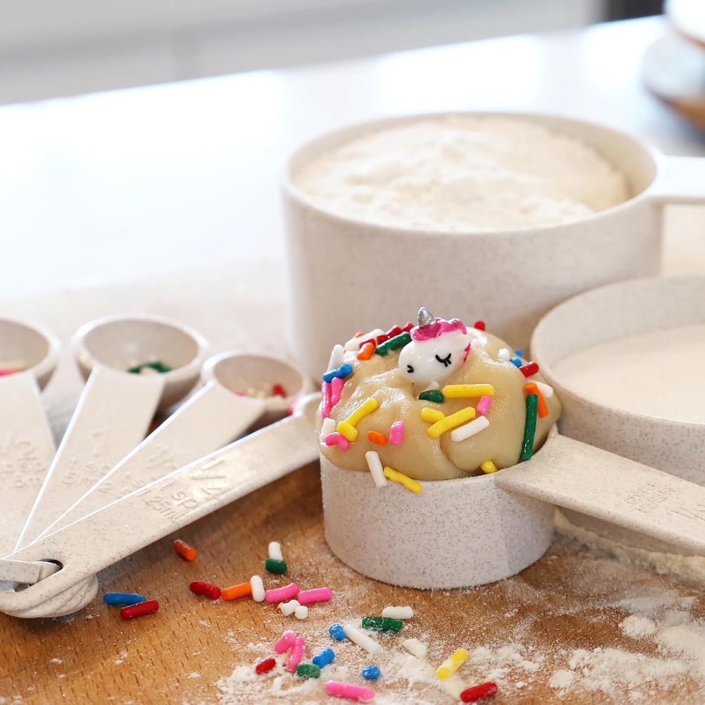 Beille Wheat Straw Measuring Cup Set