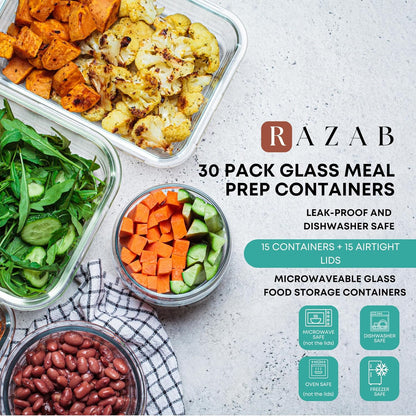 Razab Glass Food Storage Containers