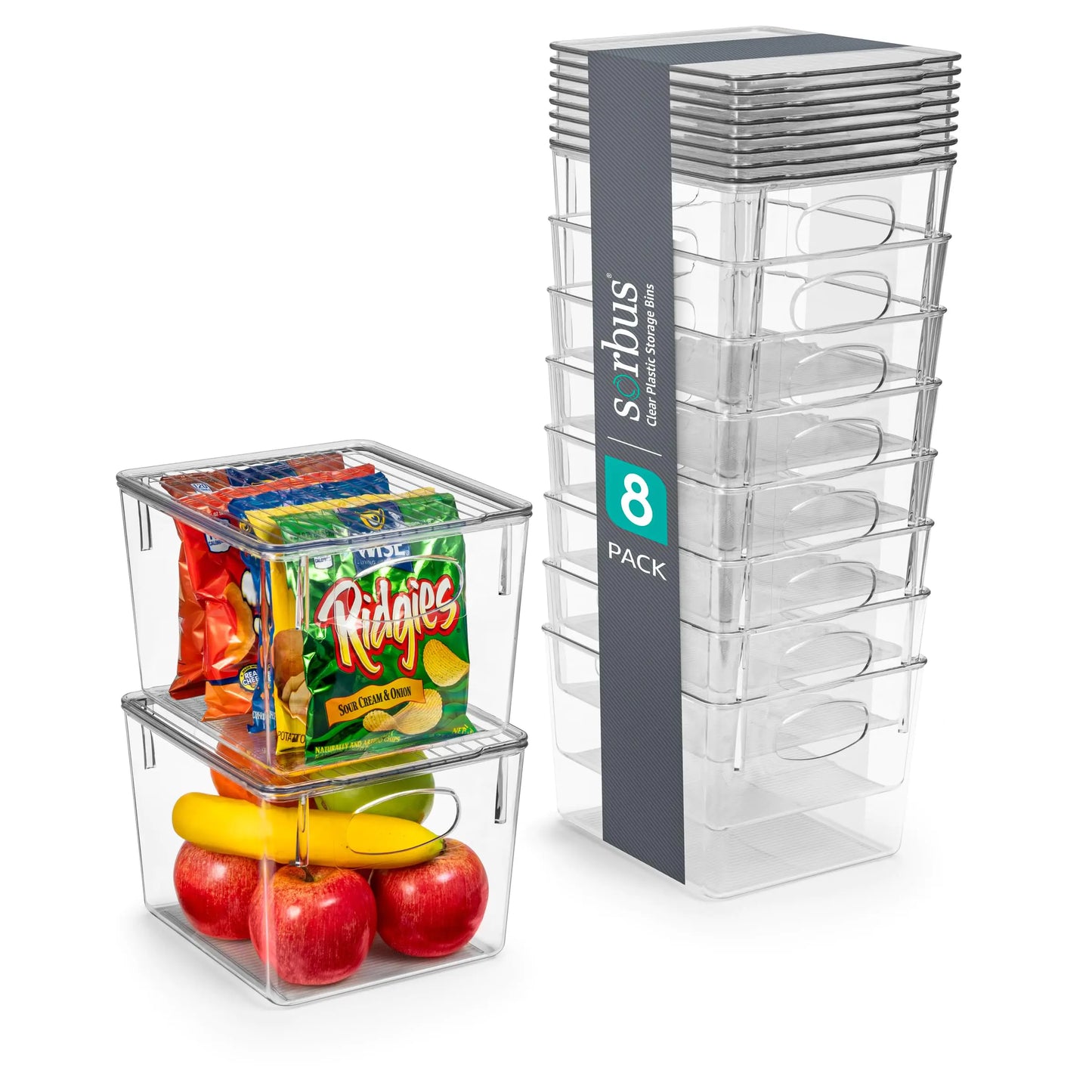 Sorbus Plastic Storage Bins