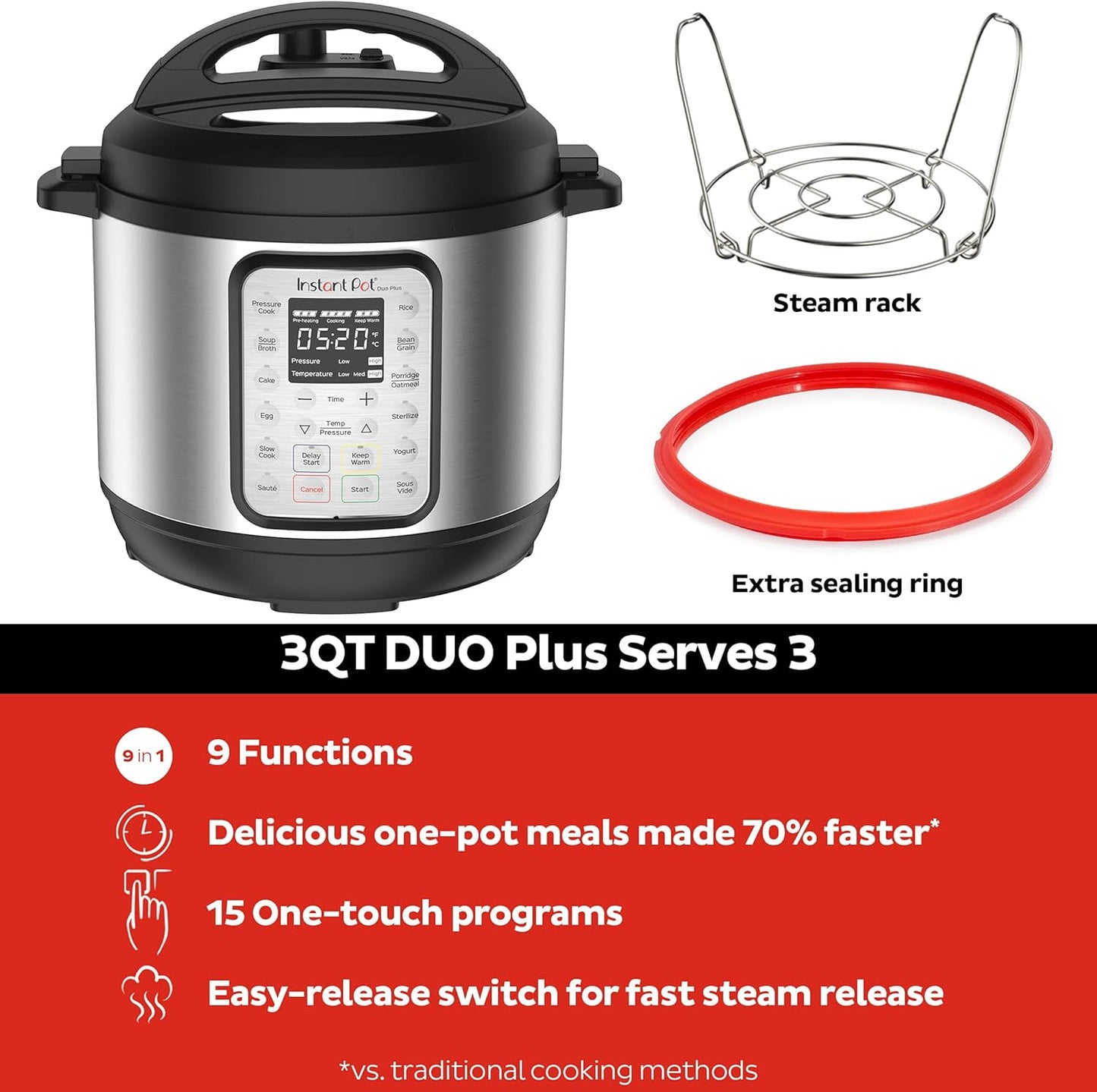 Instant Pot Duo Plus 9-in-1 Pressure Cooker