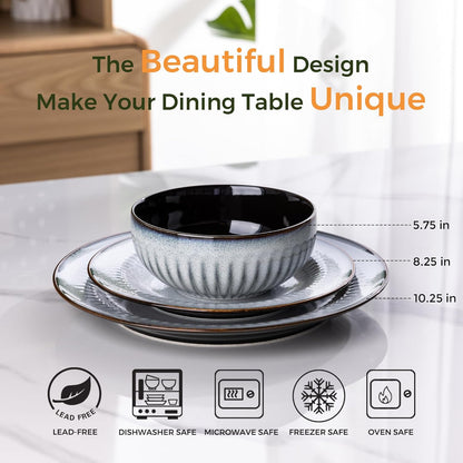 Leratio Stoneware Dinnerware Set