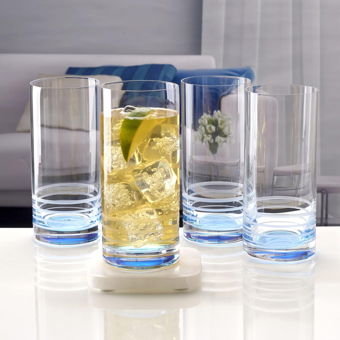 Mikasa Cal Ombre Highball Tumbler Set