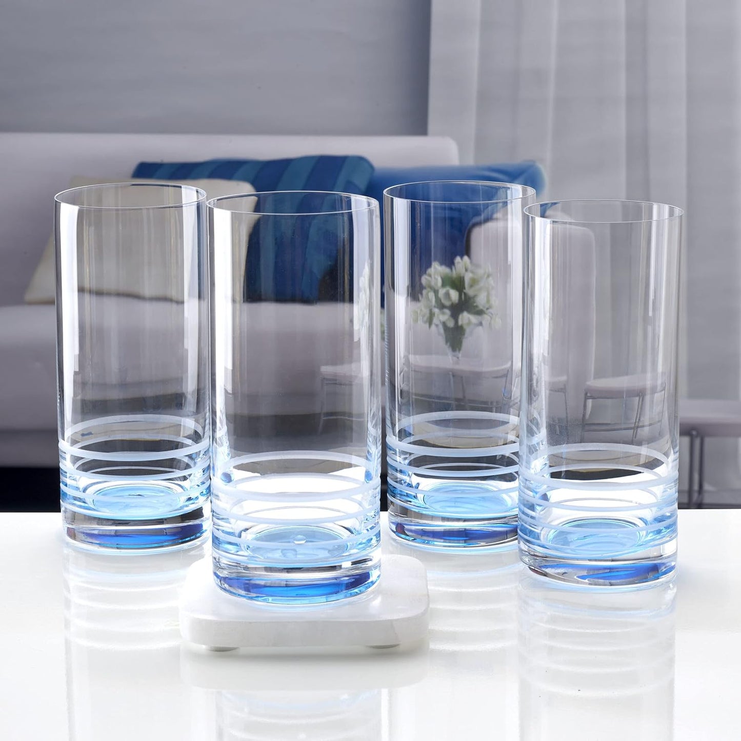 Mikasa Cal Ombre Highball Tumbler Set