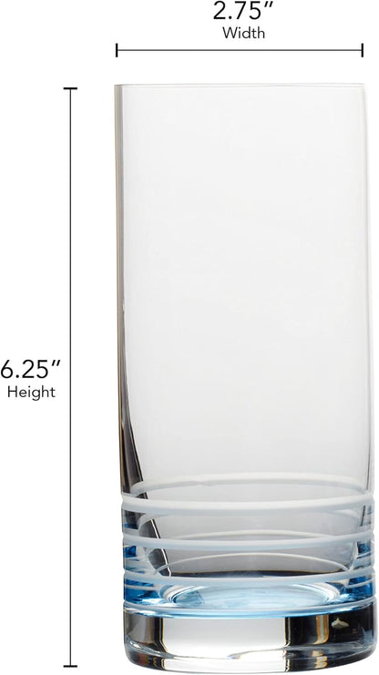 Mikasa Cal Ombre Highball Tumbler Set