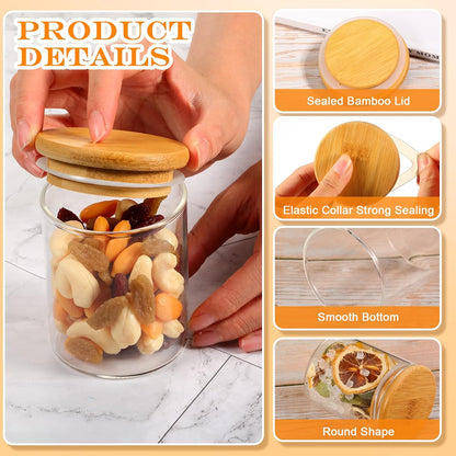 SpiceSavor Glass Jar Set