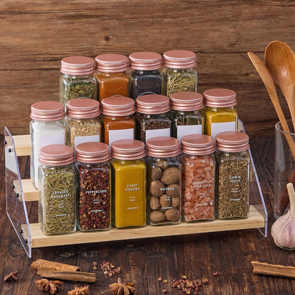 SpiceMaster 24-Piece Glass Spice Jar Set