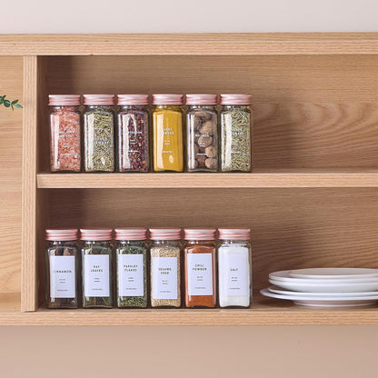 SpiceMaster 24-Piece Glass Spice Jar Set