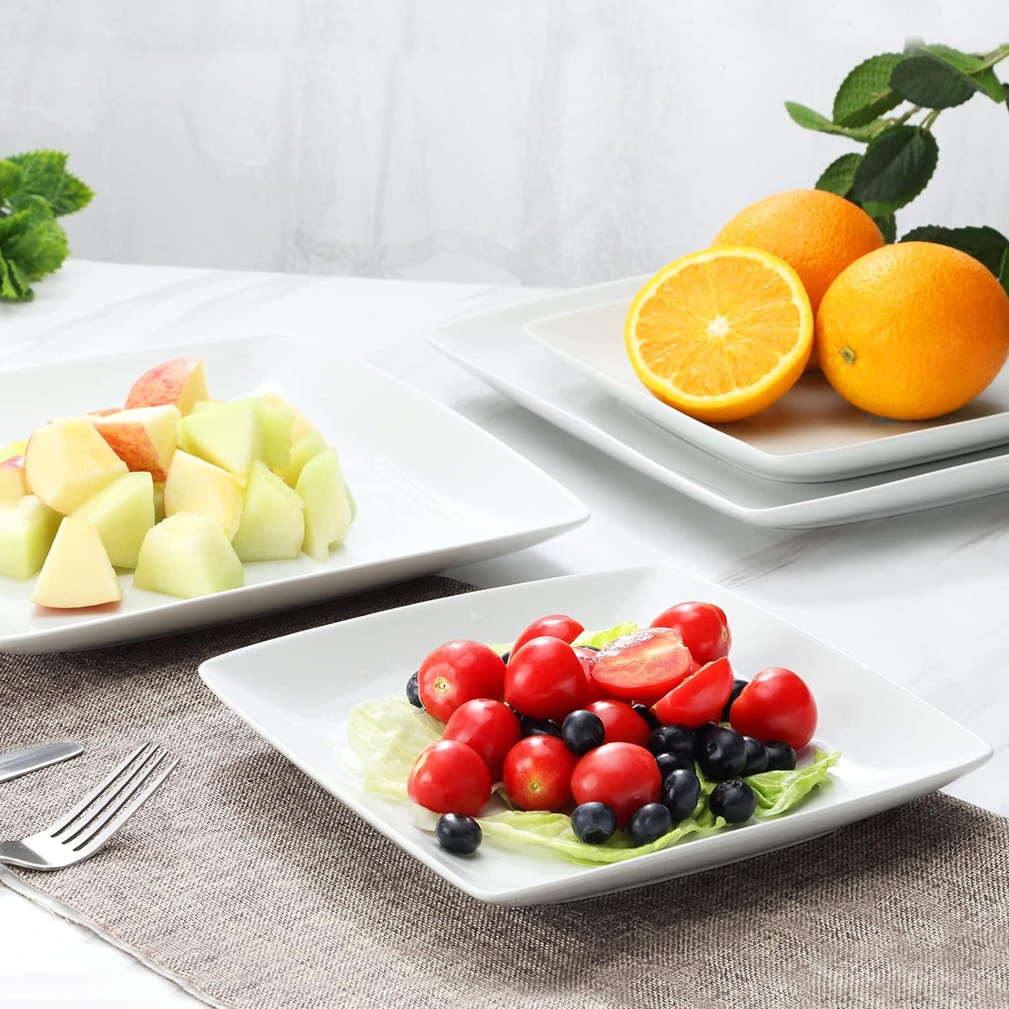 Yedio Square Dinner Plates